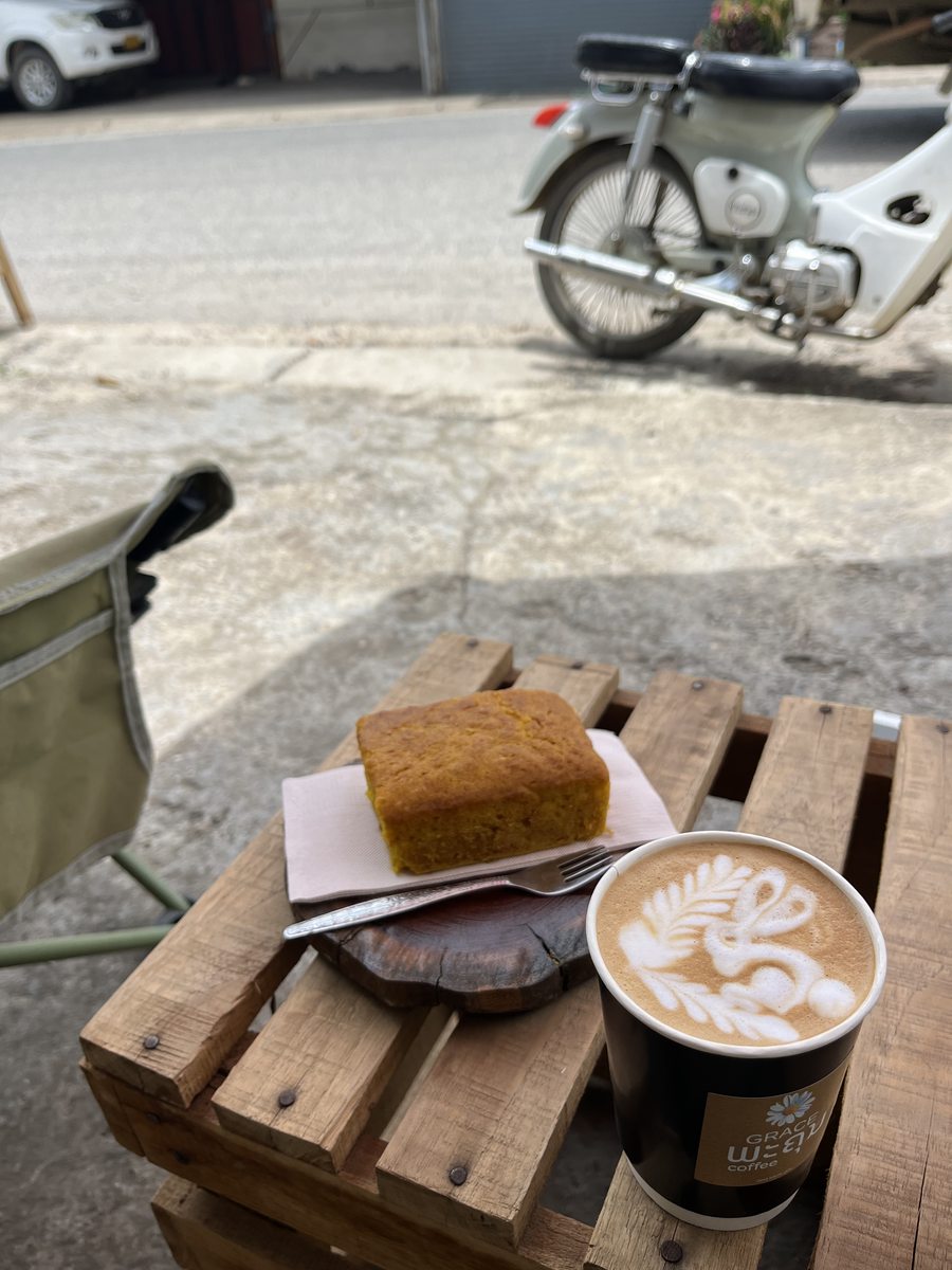 Croissant and coffee
